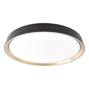 Dimmable LED ceiling light ILVI LED/30W/230V 2700-6500K Ø 40 cm black/brass + remote control