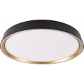 Dimmable LED Ceiling Light ILVI LED/45W/230V 2700-6500K Ø 50 cm black/beige + remote control