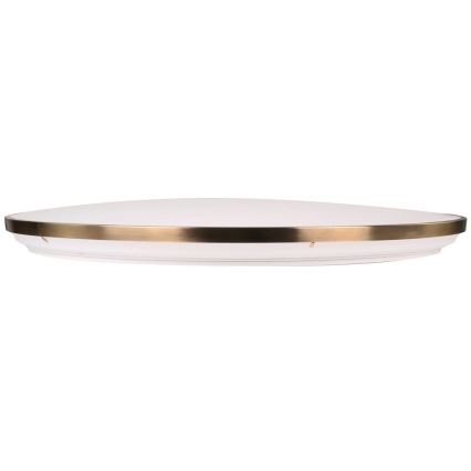 Dimmable ceiling light KERN LED/80W/230V 3000/4000/6000K Ø 80 cm gold + remote control