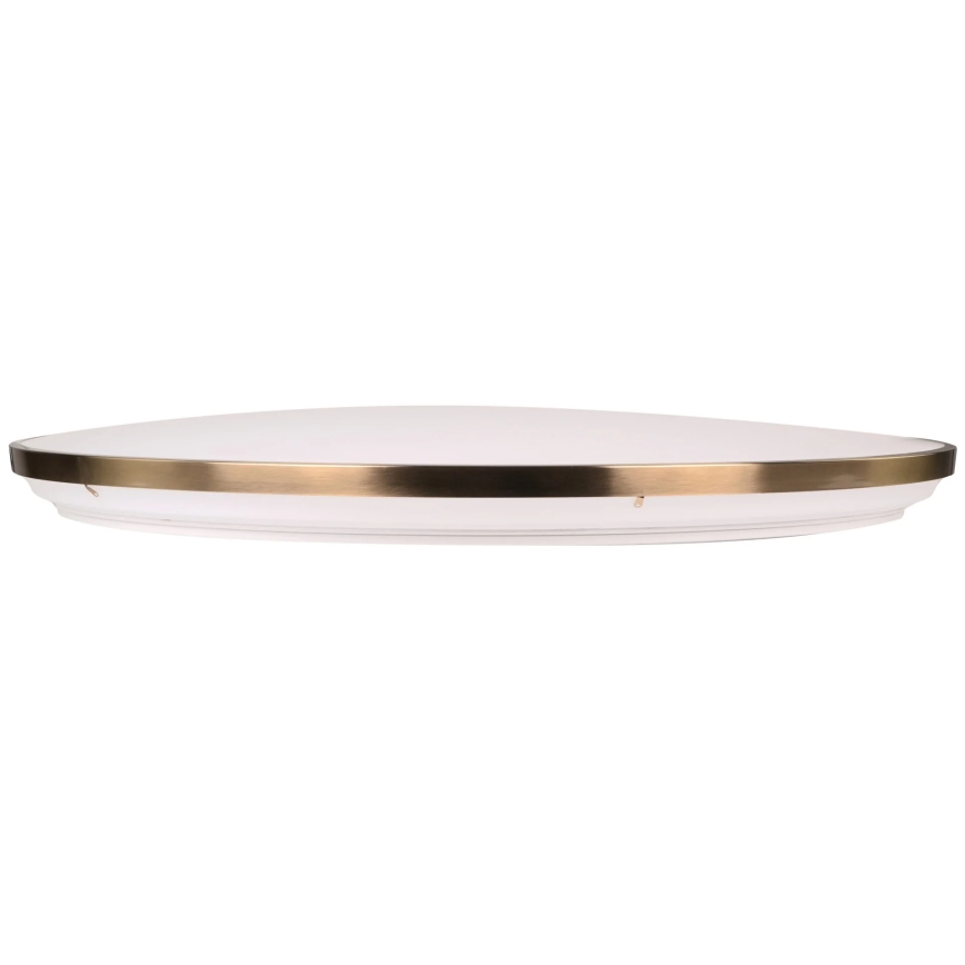 Dimmable ceiling light KERN LED/80W/230V 3000/4000/6000K Ø 80 cm gold + remote control