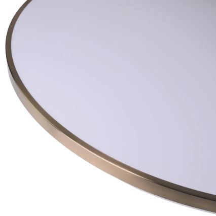 Dimmable ceiling light KERN LED/80W/230V 3000/4000/6000K Ø 80 cm gold + remote control