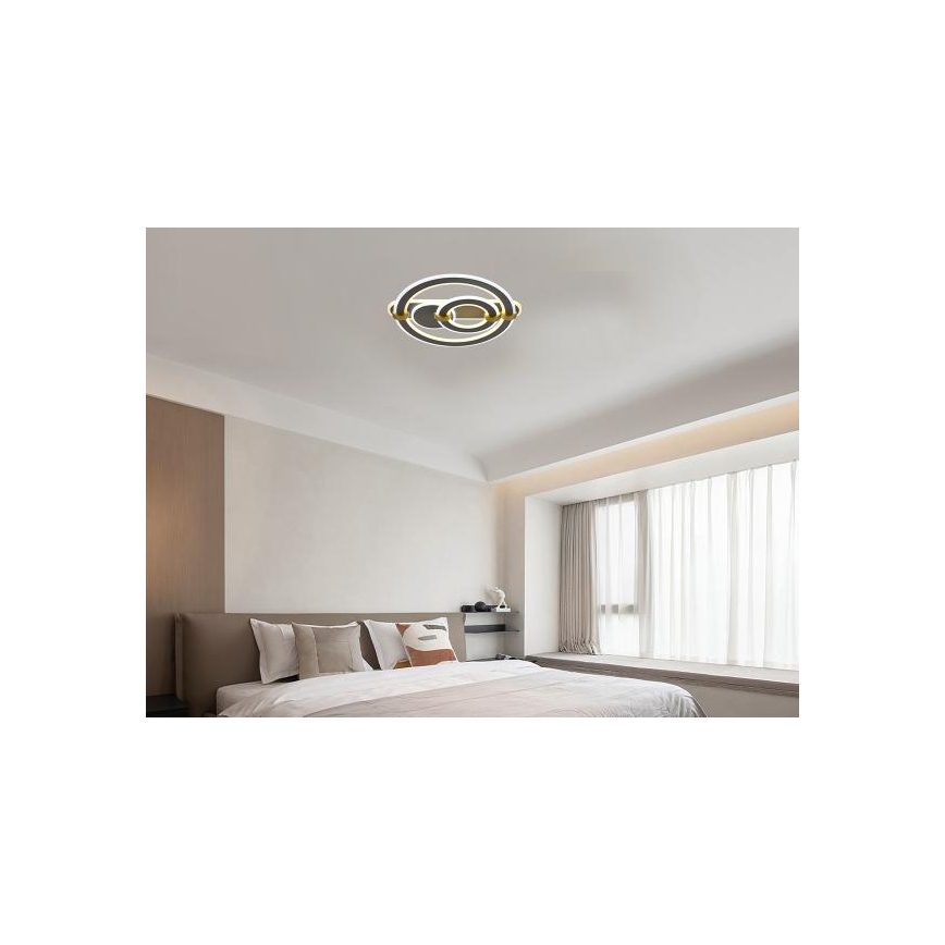 Dimmable LED ceiling light LED/120W/230V 3000-6500K + remote control