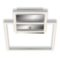 Dimmable LED Ceiling Light LED/12W/230V 3000K Matte Chrome