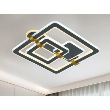 Dimmable LED ceiling light LED/140W/230V 3000-6500K + remote control