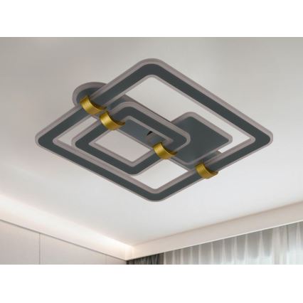 Dimmable LED ceiling light LED/140W/230V 3000-6500K + remote control