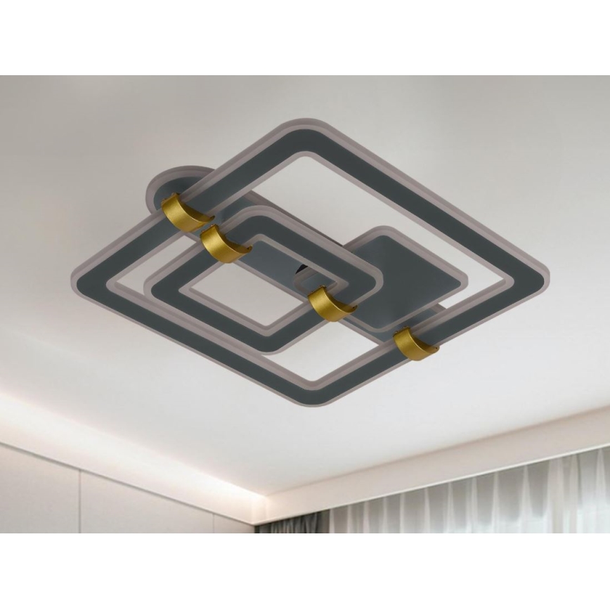 Dimmable LED ceiling light LED/140W/230V 3000-6500K + remote control