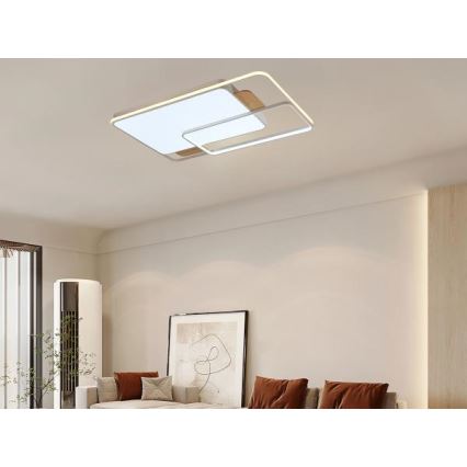 Dimmable LED ceiling light LED/280W/230V 3000-6500K + remote control