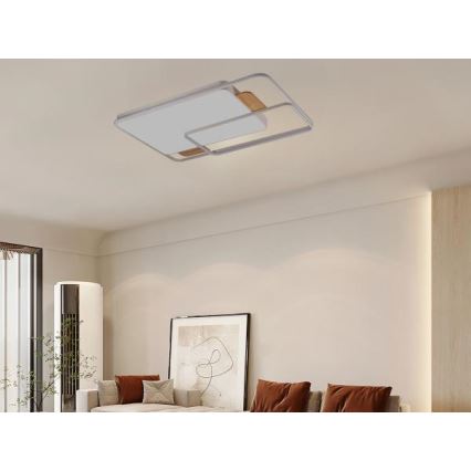 Dimmable LED ceiling light LED/280W/230V 3000-6500K + remote control