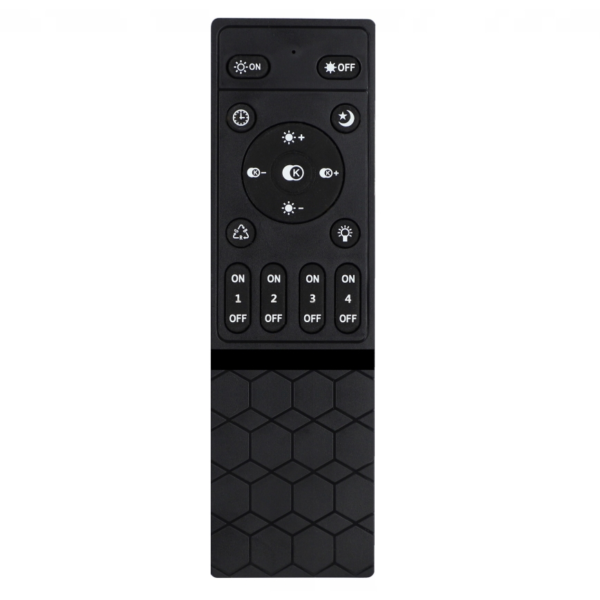 Dimmable LED ceiling light LED/30W/230V 3000-6500K black Tuya Wi-Fi + remote control