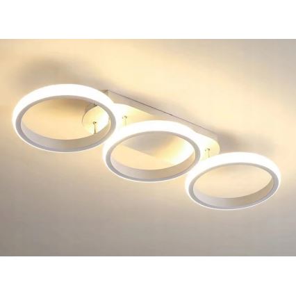 LED Dimmable Ceiling Light LED/30W/230V 3000-6500K White Wi-Fi Tuya + Remote Control