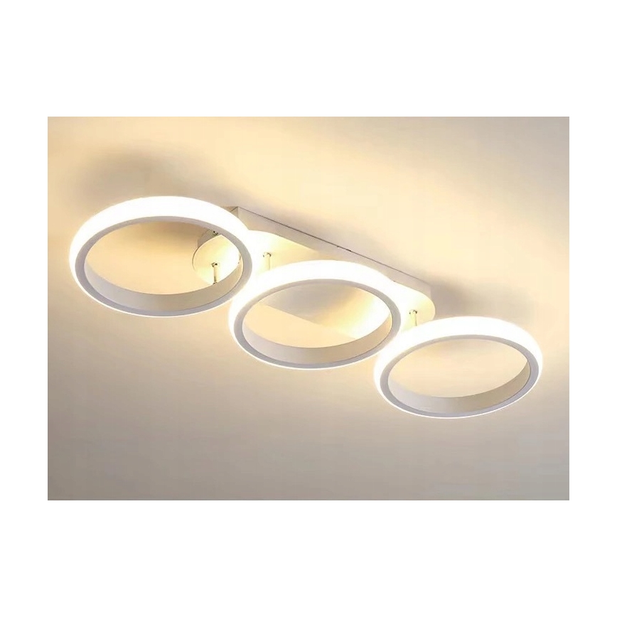 LED Dimmable Ceiling Light LED/30W/230V 3000-6500K White Wi-Fi Tuya + Remote Control