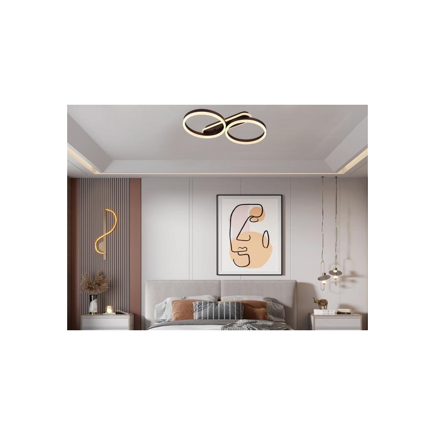 Dimmable LED Ceiling Light LED/60W/230V 3000-6500K + Remote Control