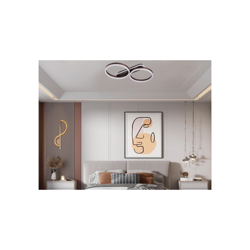 Dimmable LED Ceiling Light LED/60W/230V 3000-6500K + Remote Control