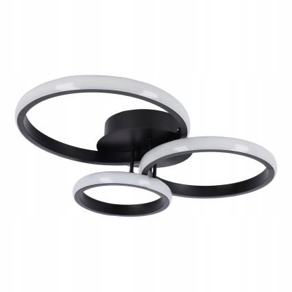 Dimmable LED Ceiling Light LED/70W/230V 3000-6500K Black + Remote Control