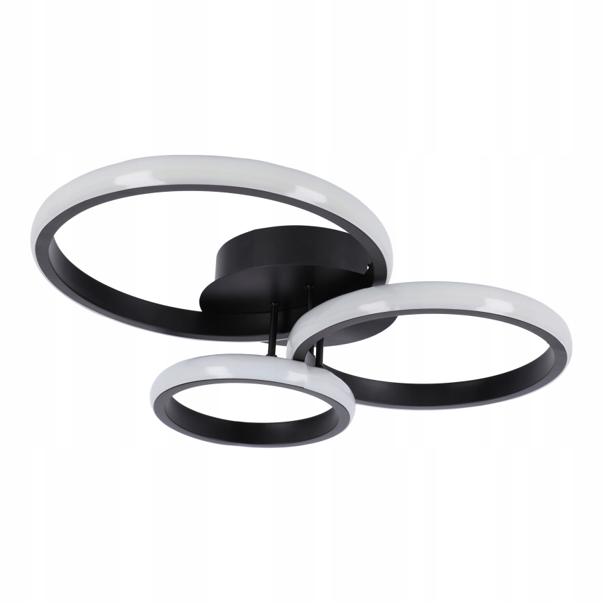 Dimmable LED Ceiling Light LED/70W/230V 3000-6500K Black + Remote Control