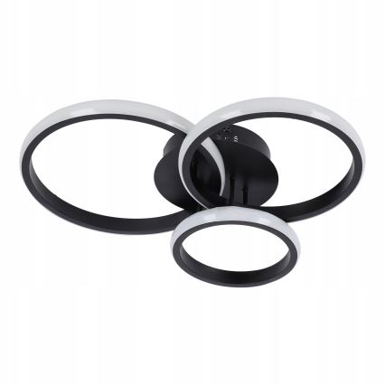 Dimmable LED Ceiling Light LED/70W/230V 3000-6500K Black + Remote Control