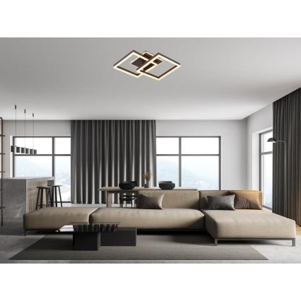 Dimmable LED ceiling light LED/80W/230V 3000-6500K + remote control