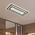 Dimmable LED ceiling light LED/85W/230V 3000-6500K gray + remote control