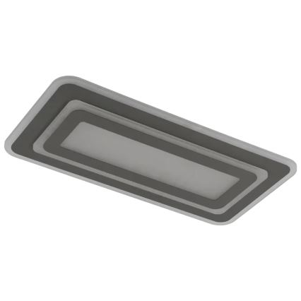 Dimmable LED ceiling light LED/85W/230V 3000-6500K gray + remote control