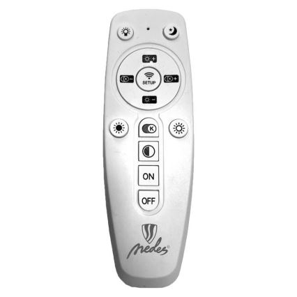Dimmable LED ceiling light LED/85W/230V 3000-6500K gray + remote control