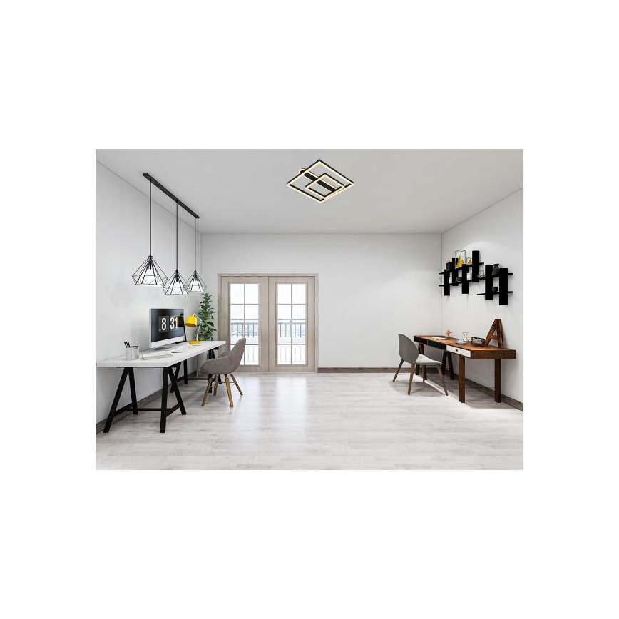 Dimmable LED ceiling light LED/95W/230V 3000-6500K + remote control