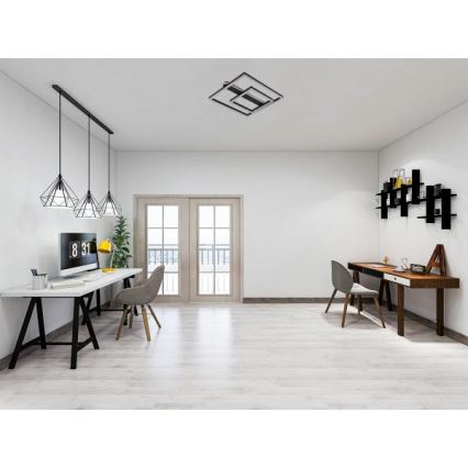 Dimmable LED ceiling light LED/95W/230V 3000-6500K + remote control