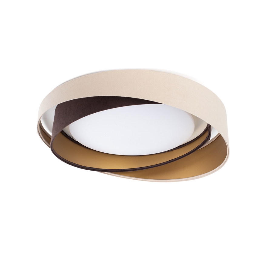 LED Dimmable Ceiling Light SMART GALAXY MODERN LED/24W/230V 3000–6500K Ø 55 cm beige/brown/gold + remote control
