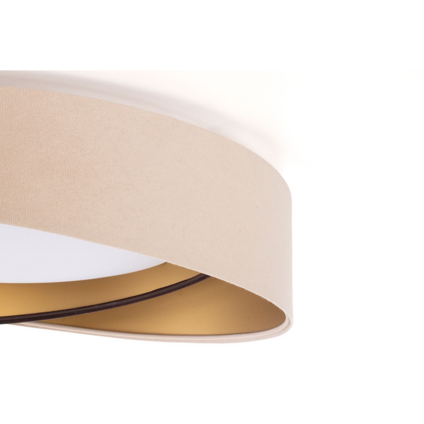 LED Dimmable Ceiling Light SMART GALAXY MODERN LED/24W/230V 3000–6500K Ø 55 cm beige/brown/gold + remote control