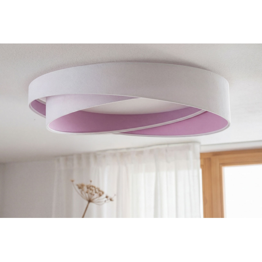 LED Dimmable Ceiling Light SMART GALAXY MODERN LED/24W/230V 3000-6500K dia. 55 cm White/Purple + Remote Control