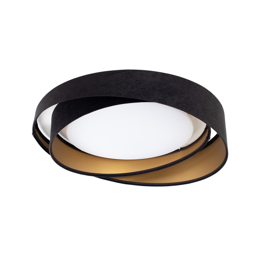 Dimmable ceiling LED light SMART GALAXY MODERN LED/24W/230V 3000–6500K Ø 55 cm Black/Gold + Remote Control