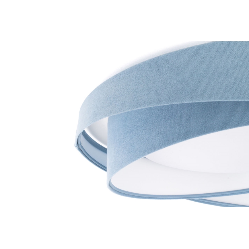 Dimmable LED ceiling light SMART GALAXY MODERN LED/24W/230V 3000-6500K Ø 55 cm blue + remote control