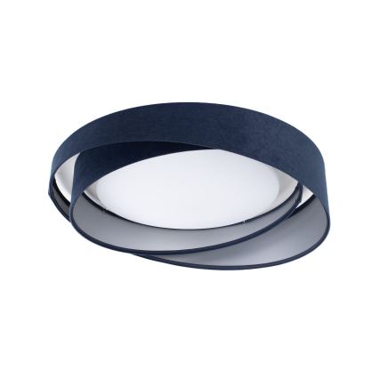 Dimmable LED Ceiling Light SMART GALAXY MODERN LED/24W/230V 3000–6500K Ø 55 cm Blue/Silver + Remote Control