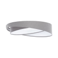 Dimmable LED Ceiling Light SMART GALAXY MODERN LED/24W/230V 3000-6500K Ø 55 cm gray/white + remote control