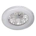 Dimmable LED ceiling light with fan EGYPT LED/48W/230V 3000-6500K white + remote control