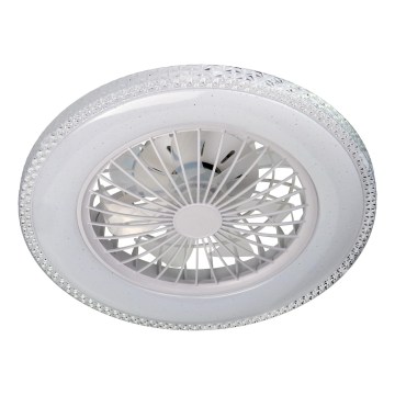 Dimmable LED ceiling light with fan EGYPT LED/48W/230V 3000-6500K white + remote control