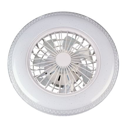 Dimmable LED ceiling light with fan EGYPT LED/48W/230V 3000-6500K white + remote control