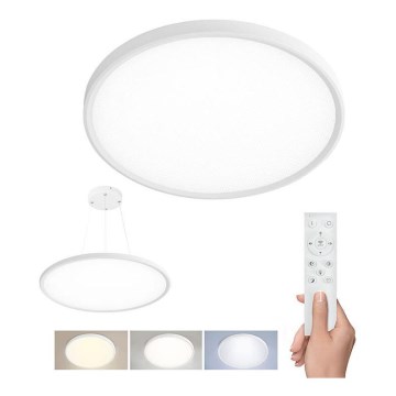Dimmable LED Ceiling Surface-Mounted Pendant Light LED/40W/230V 3000-6500K + Remote Control