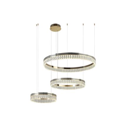 LED Dimmable Cable-Suspended Crystal Chandelier THALIA LED/120W/230V 3000-6000K + remote control