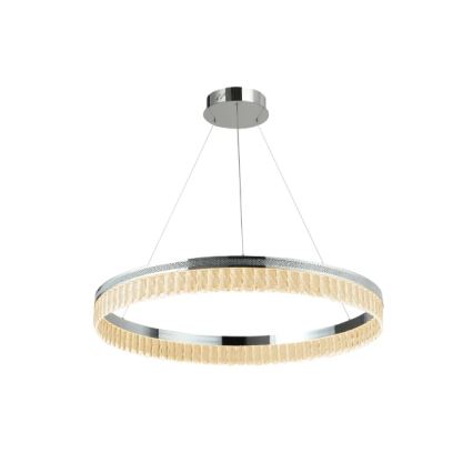Dimmable LED Crystal Chandelier Suspended on Cable THALIA LED/55W/230V 3000–6000K Ø 80 cm + Remote Control