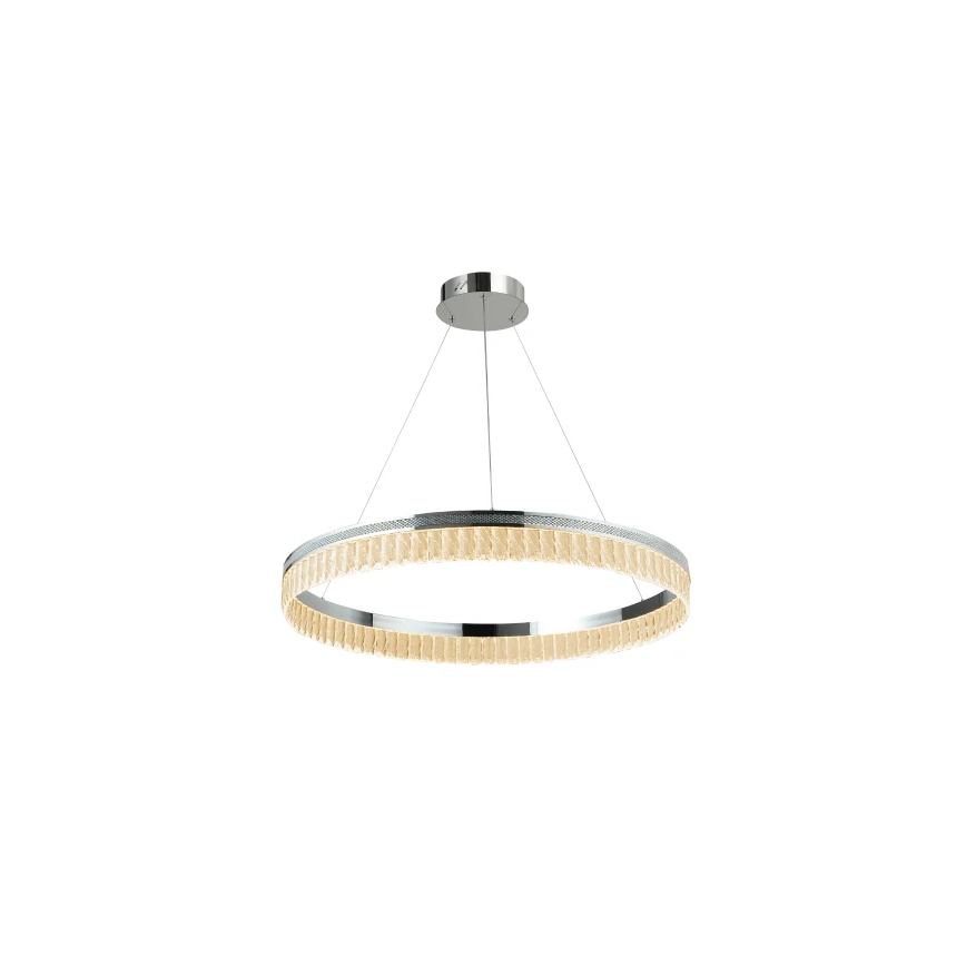 Dimmable LED Crystal Chandelier Suspended on Cable THALIA LED/55W/230V 3000–6000K Ø 80 cm + Remote Control