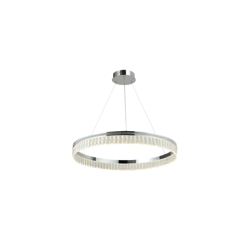 Dimmable LED Crystal Chandelier Suspended on Cable THALIA LED/55W/230V 3000–6000K Ø 80 cm + Remote Control