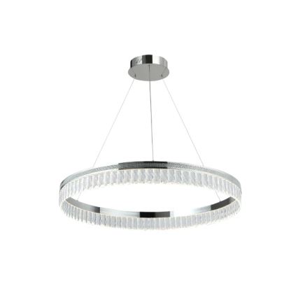 Dimmable LED Crystal Chandelier Suspended on Cable THALIA LED/55W/230V 3000–6000K Ø 80 cm + Remote Control