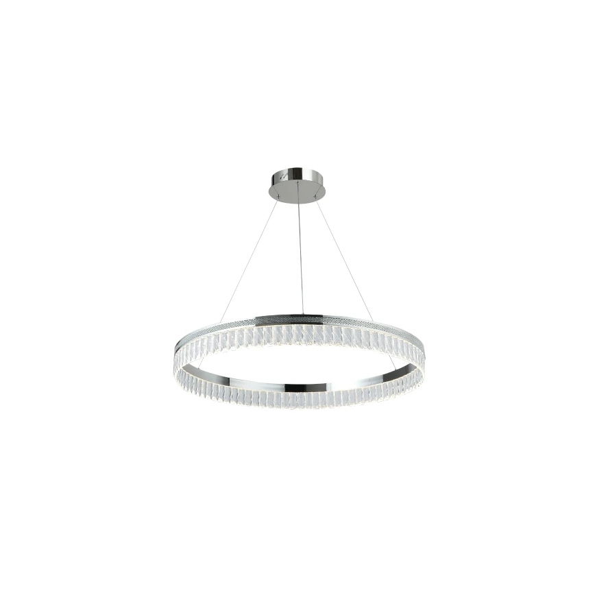 Dimmable LED Crystal Chandelier Suspended on Cable THALIA LED/55W/230V 3000–6000K Ø 80 cm + Remote Control