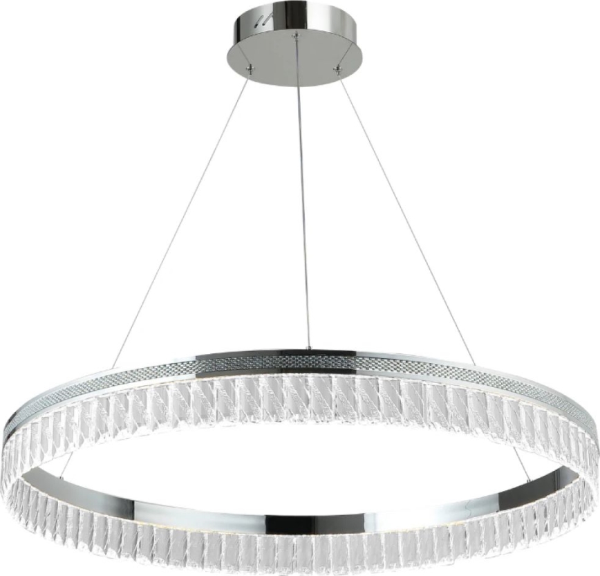 Dimmable LED Crystal Chandelier Suspended on Cable THALIA LED/55W/230V 3000–6000K Ø 80 cm + Remote Control