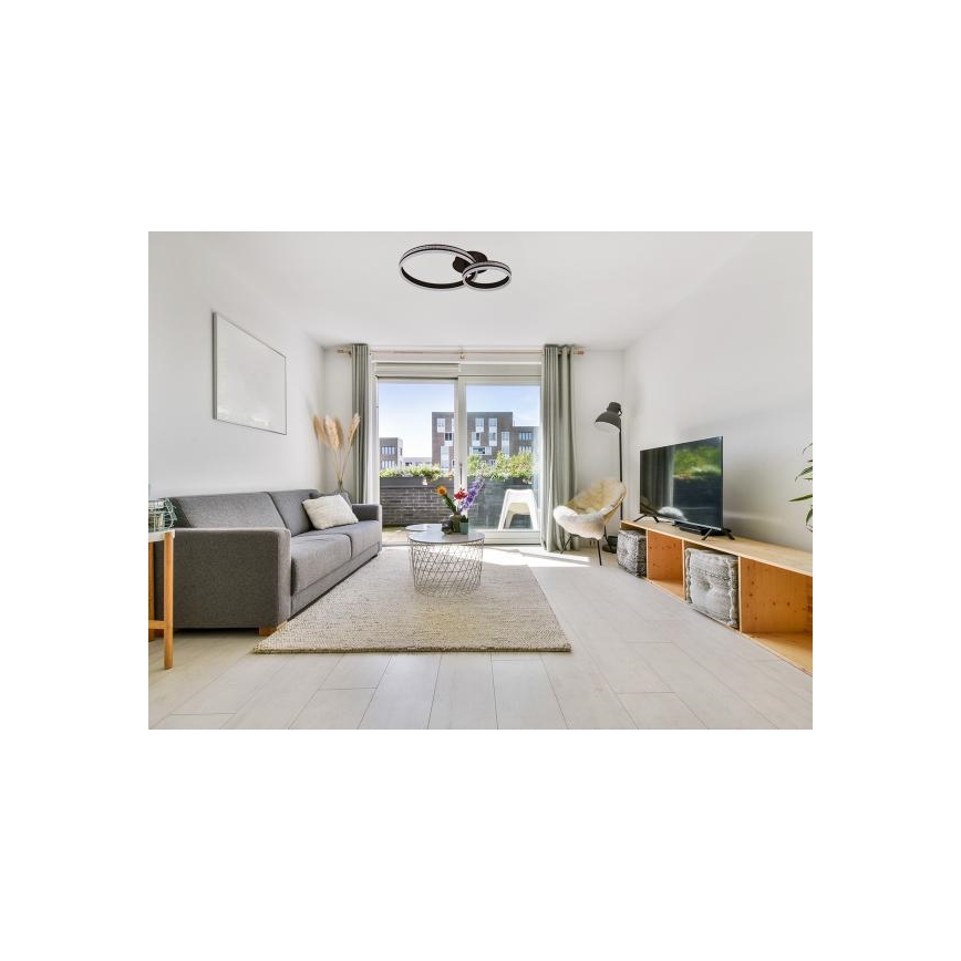 Dimmable LED Flush-Mount Ceiling Light LED/110W/230V 3000-6500K + Remote Control