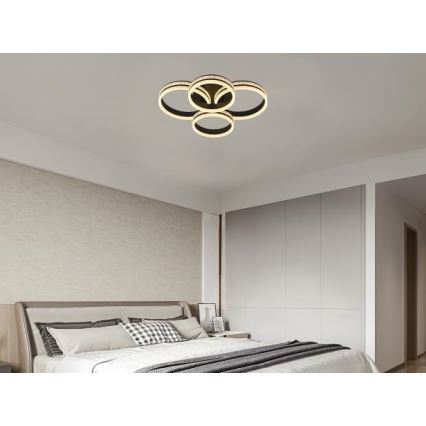Dimmable LED Flush-Mount Ceiling Light LED/150W/230V 3000-6500K + Remote Control