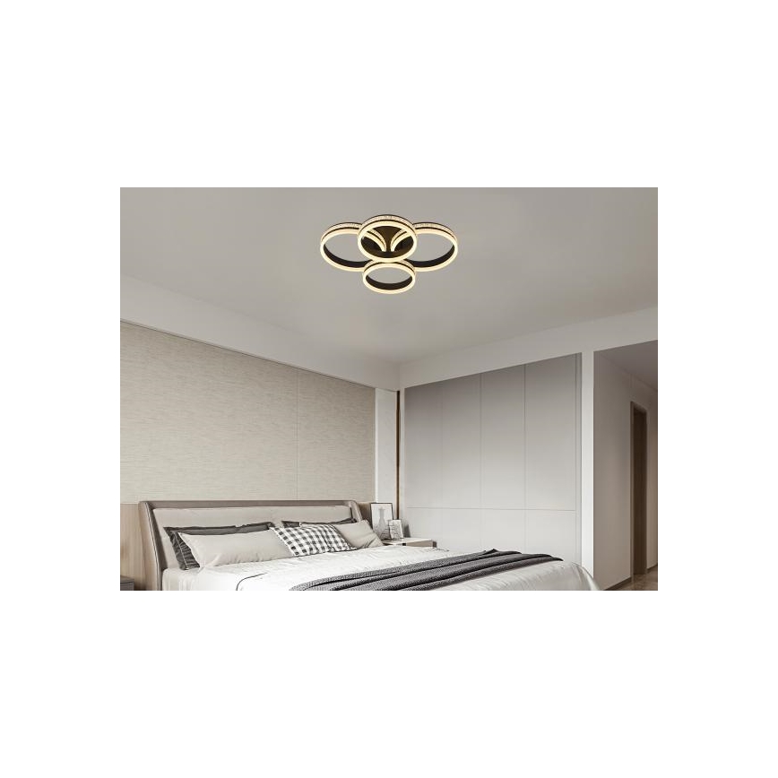 Dimmable LED Flush-Mount Ceiling Light LED/150W/230V 3000-6500K + Remote Control