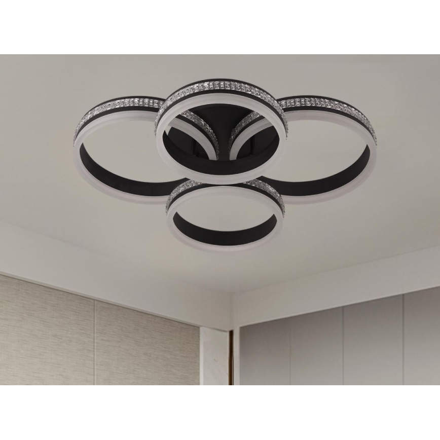 Dimmable LED Flush-Mount Ceiling Light LED/150W/230V 3000-6500K + Remote Control