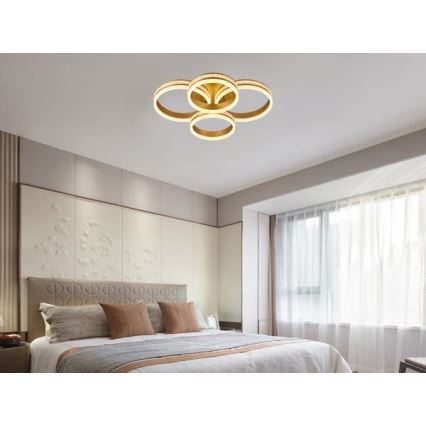 Dimmable LED Flush-Mount Ceiling Light LED/150W/230V 3000-6500K + Remote Control
