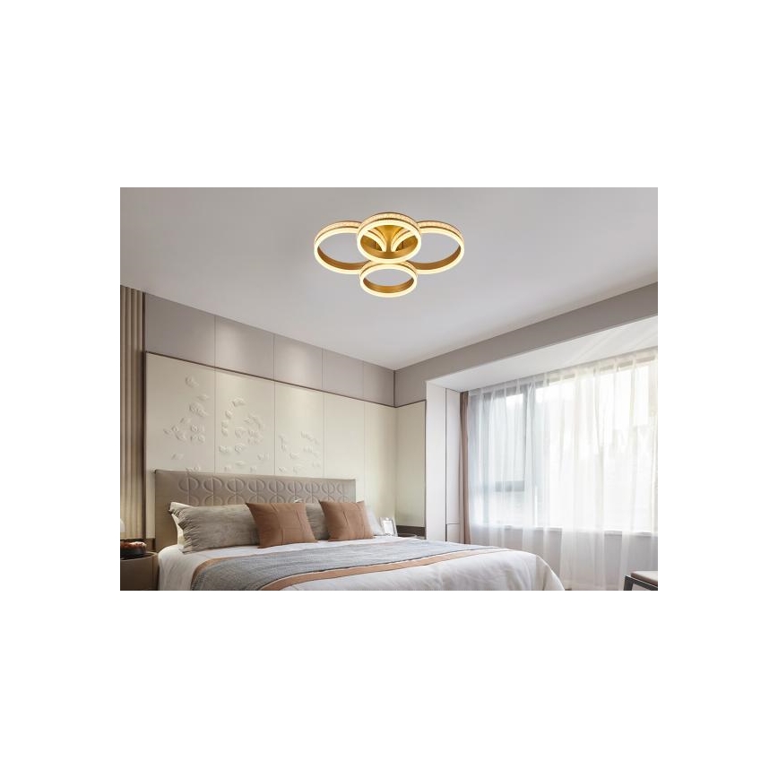 Dimmable LED Flush-Mount Ceiling Light LED/150W/230V 3000-6500K + Remote Control